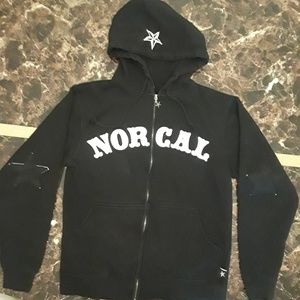 Nor-cal zip up hoodie